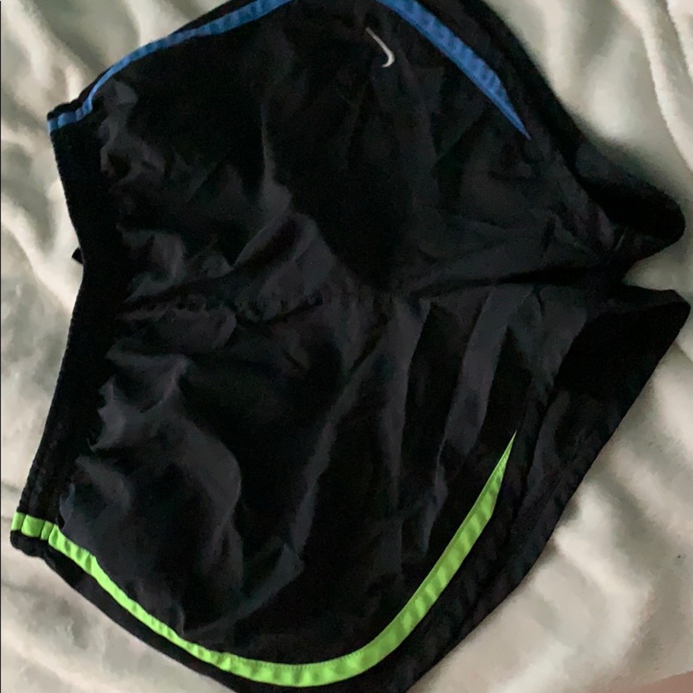 multi color nike shorts
